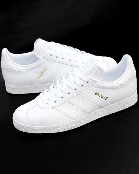 leather white adidas
